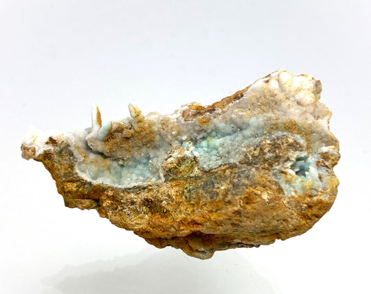 Light blue aragonite, Flatschach, Murtal, Stmk., Austria