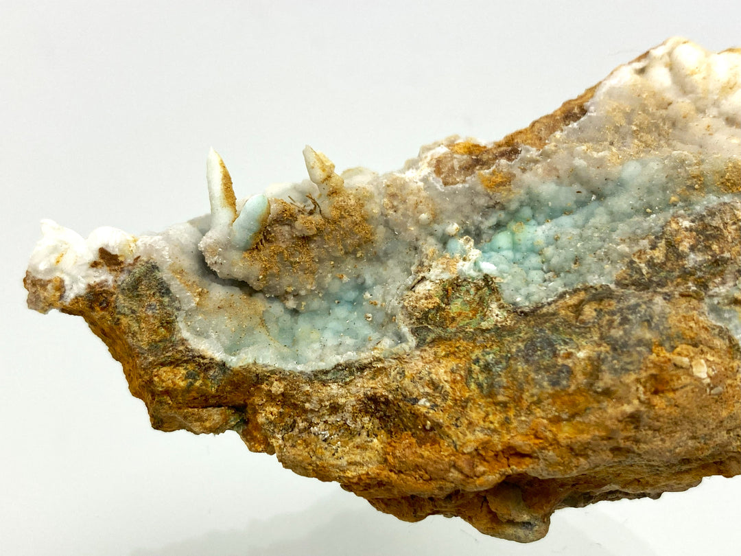 Light blue aragonite, Flatschach, Murtal, Stmk., Austria