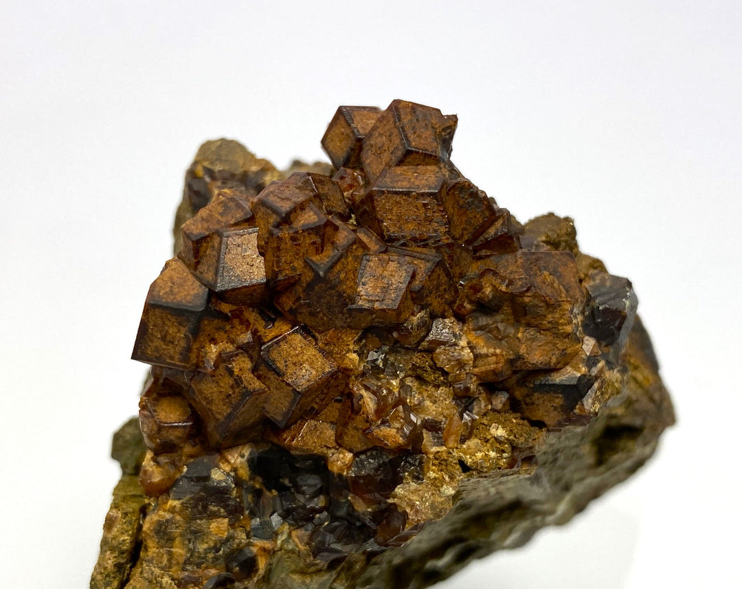 Andradite (Garnet) on Hedenbergite, Serifos Island, Greece