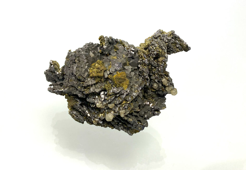 Pseudomorphose von Galenit/Pyrrhotin, Calcopyrit, Herja, Maramures, Rumänien