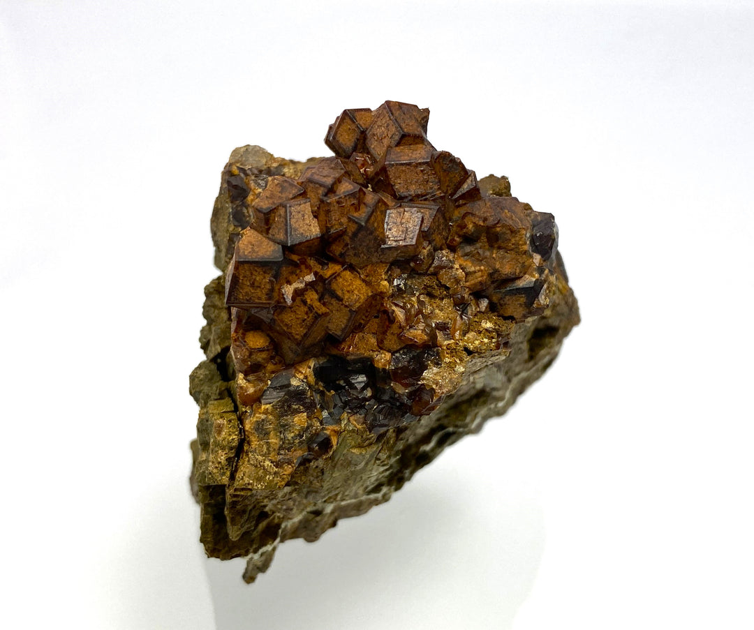 Andradite (Garnet) on Hedenbergite, Serifos Island, Greece