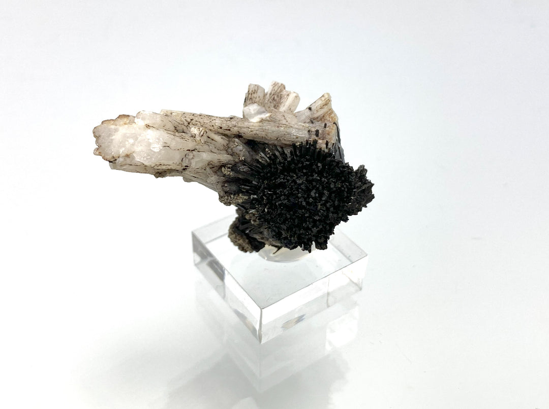 Natrolite, Aegirine, Poudrette Quarry, Mount Saint-Hilaire, Quebec, Canada