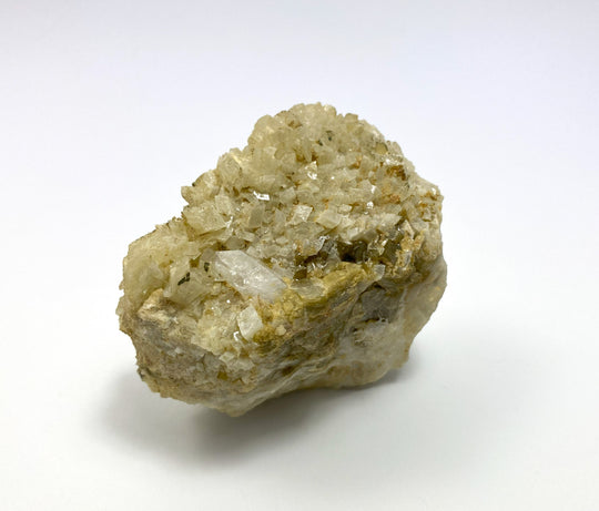 Rock crystal on dolomite, Erzberg, Eisenerz, Styria, Austria