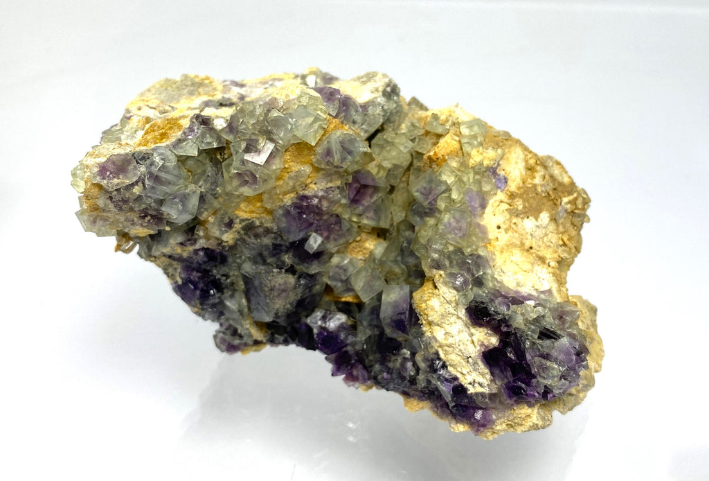 Fluorite on dolomite, Weisseck, Lungau, Salzburg, Austria