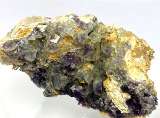 Fluorite on dolomite, Weisseck, Lungau, Salzburg, Austria