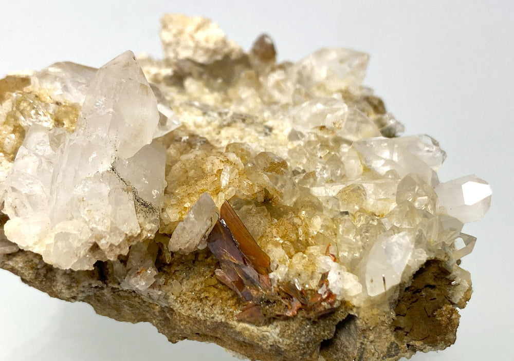 Brookite, rock crystal, Balochistan, Pakistan