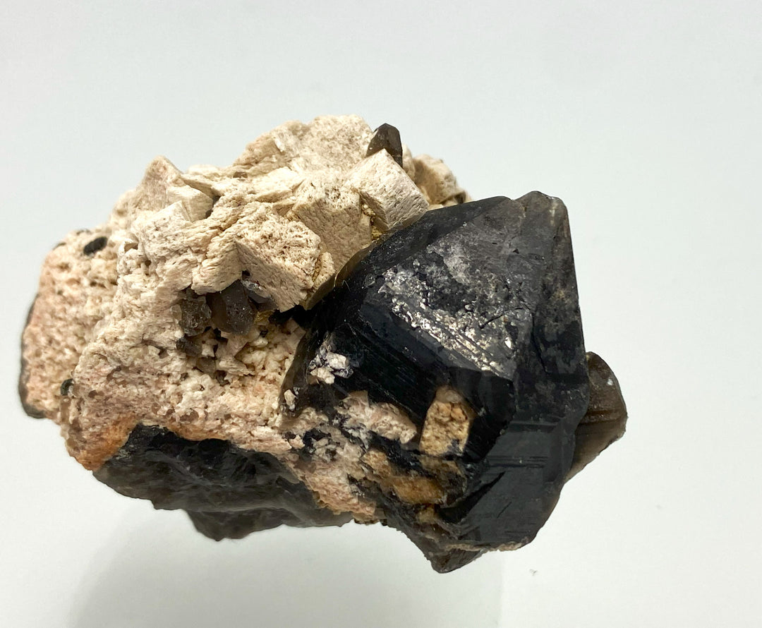 Morion, Feldspar, Hurum, Norway