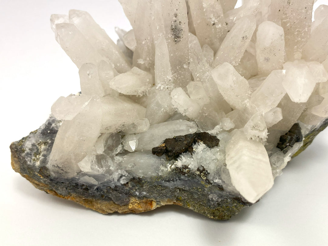 Bergkristall, Sphalerit, Calcopyrit, Cavnic, Maramures, Rumänien