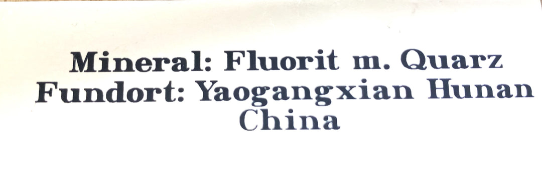 Fluorit, Yaogangxian Mine, Hunan Provinz, China