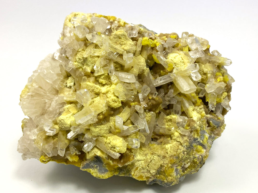 Sulfur, celestine, Machow Mine, Tarnobrzeg, Poland