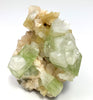 Fluorapophyllit, Calcit, Stilbit, Rahuri, Maharashtra, Indien