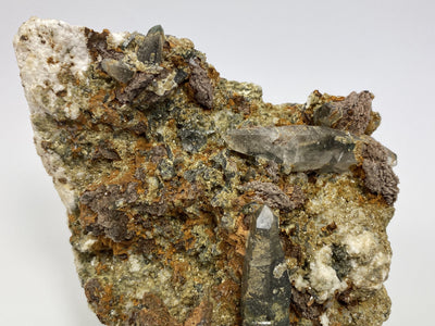 Rock crystal, actinolite, siderite, muscovite, sour snout, Zillertal Alps, Tyrol, Austria