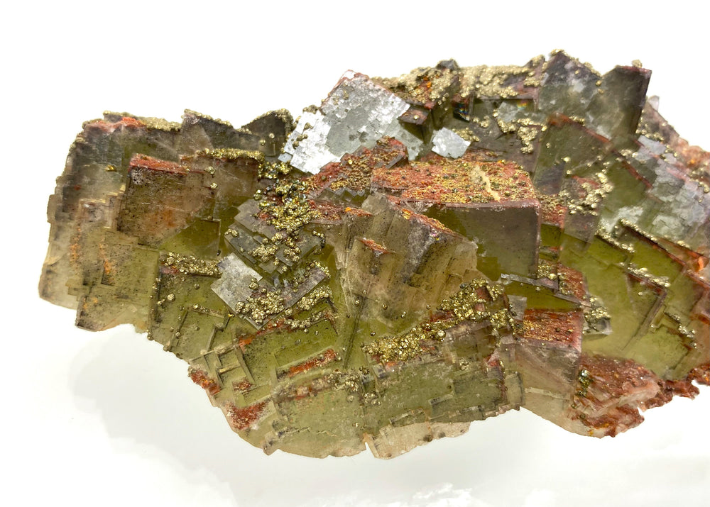 Fluorite, marcasite, Wölsendorf, Bavaria, Germany