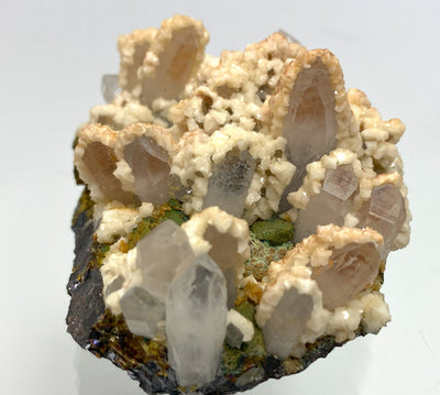 Bergkristall, Dolomit, Calcopyrit, Cavnic, Maramures, Rumänien