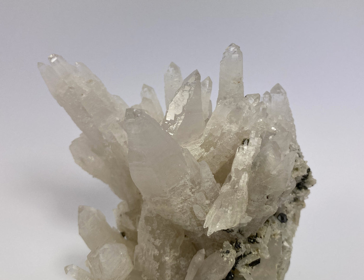 Zepterquarz, Bergkristall, Sphalerit, Rumänien