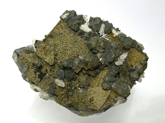 Fluorit, Calcit, Pyrit,  El Hammam Mine