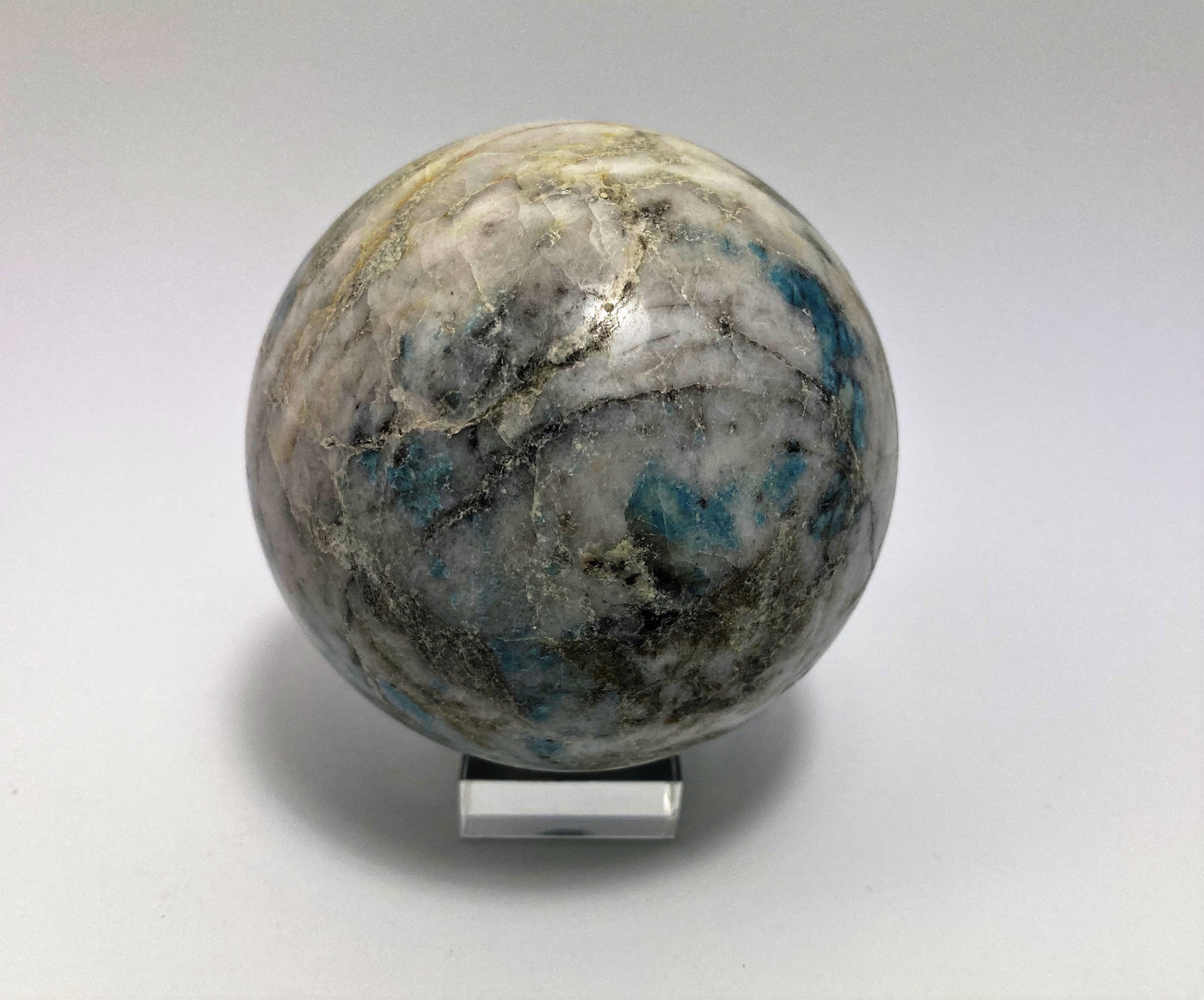 Stone ball lazulite
