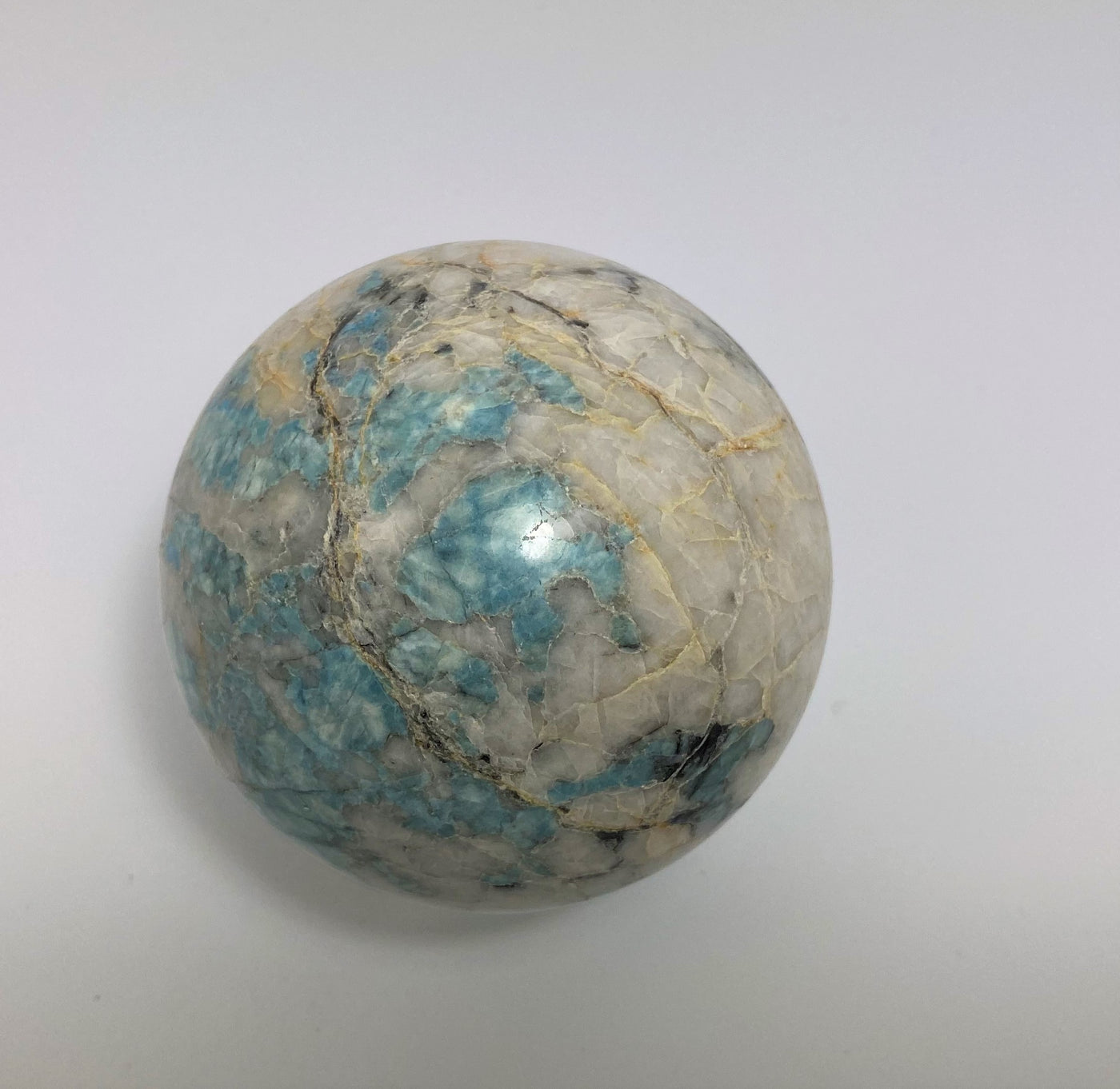 Stone ball lazulite