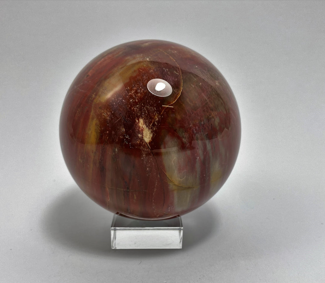 Stone ball rhodonite