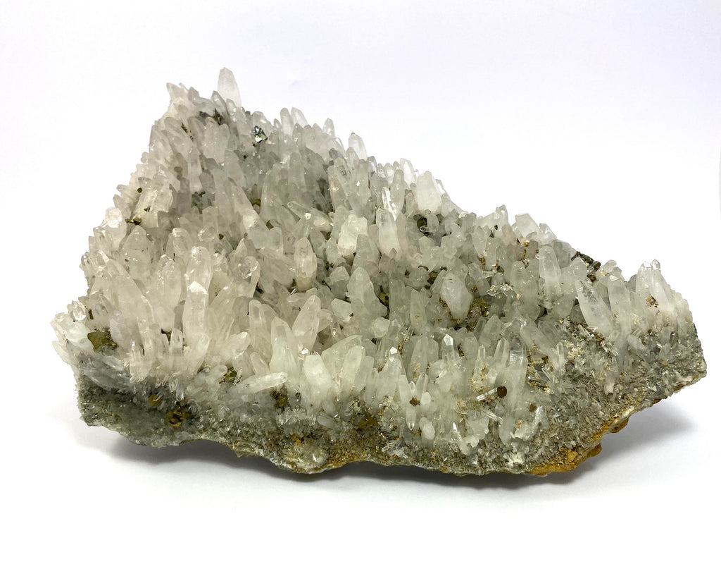 Calcopyrit, Bergkristall, Pyrit, Cavnic