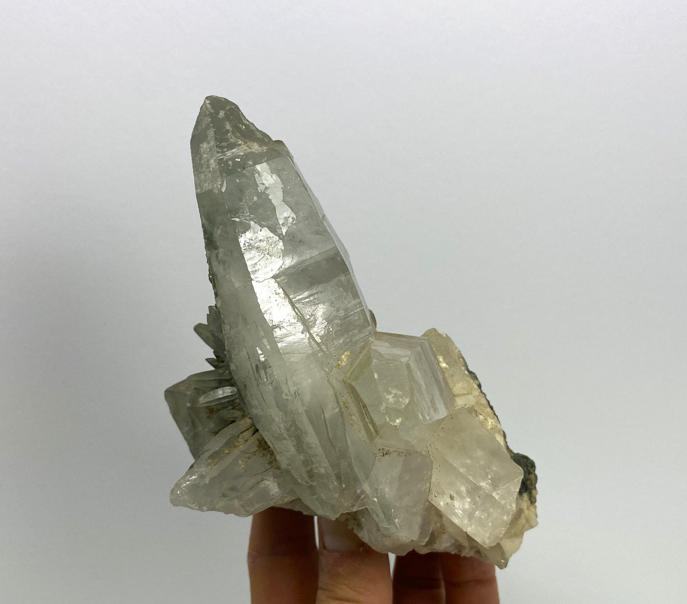 Rock crystal, pericline, chlorite, Auernig, Mallnitz, Carinthia, Austria
