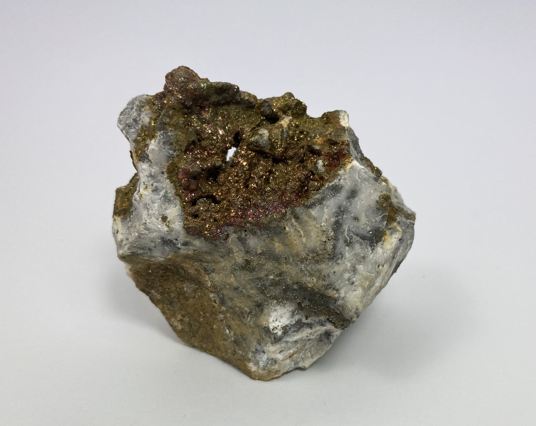 Pyrite with tarnish, Hüttenberg, Carinthia, Austria