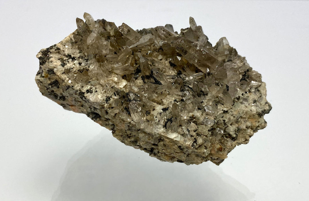 Smoky quartz, hematite, Ringkogel, Seckauer Tauern, Styria, Austria