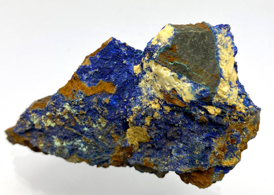 Azurite, malachite, pale ore, Veitsch mining, Styria, Austria