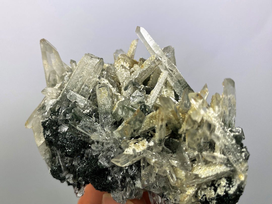 Rock crystal, muscovite, Gössgraben, Maltatal, Carinthia, Austria