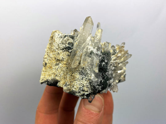 Rock crystal, muscovite, Gössgraben, Maltatal, Carinthia, Austria