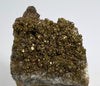 Pyrite with tarnish on calcite, Hüttenberg, Carinthia, Austria