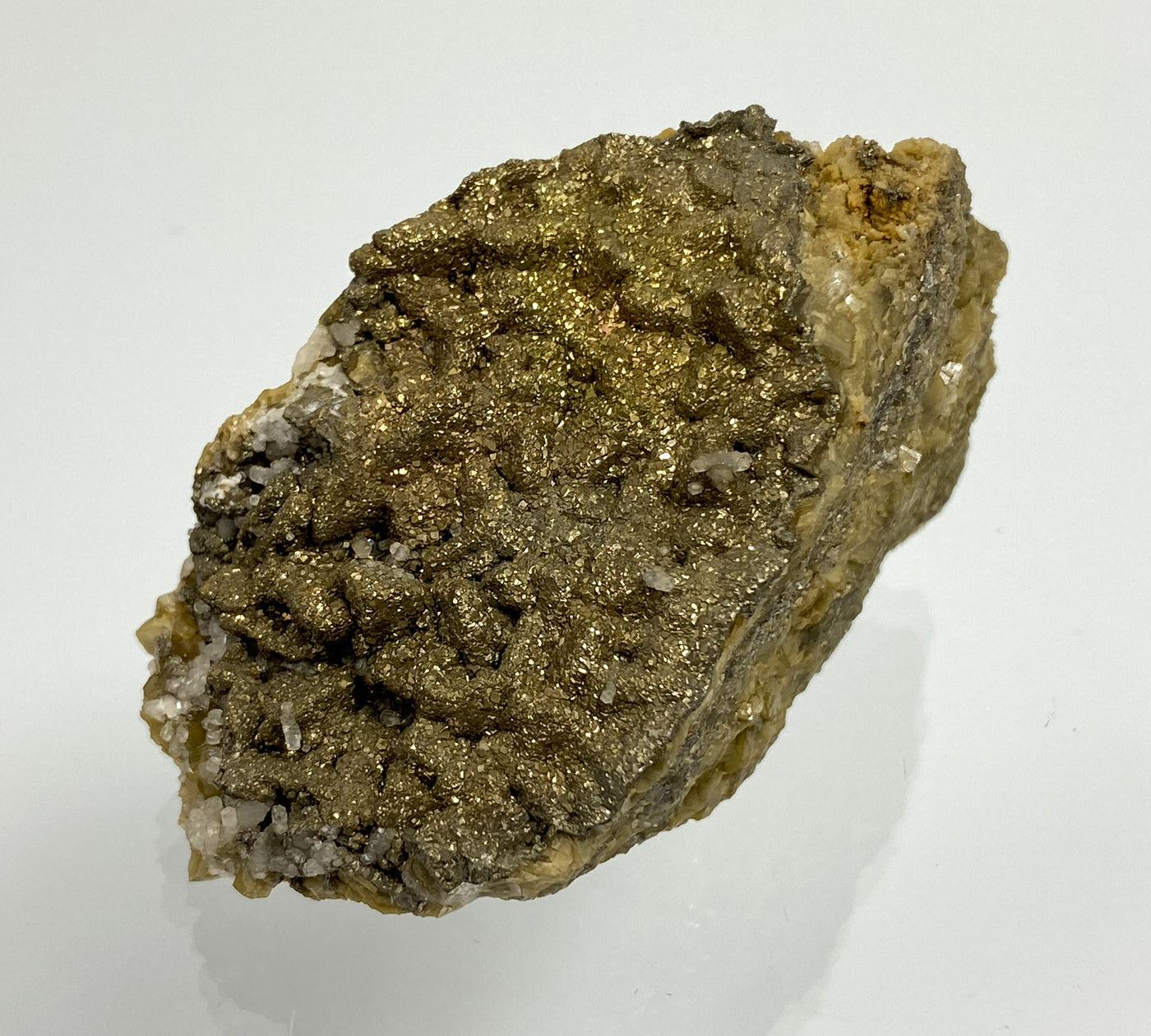 Marcasite, ankerite, calcite, Hüttenberg, Carinthia, Austria