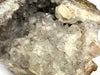 Goethite in rock crystal, calcite, Tizi-n-Tichka, Quartzazate, Morocco