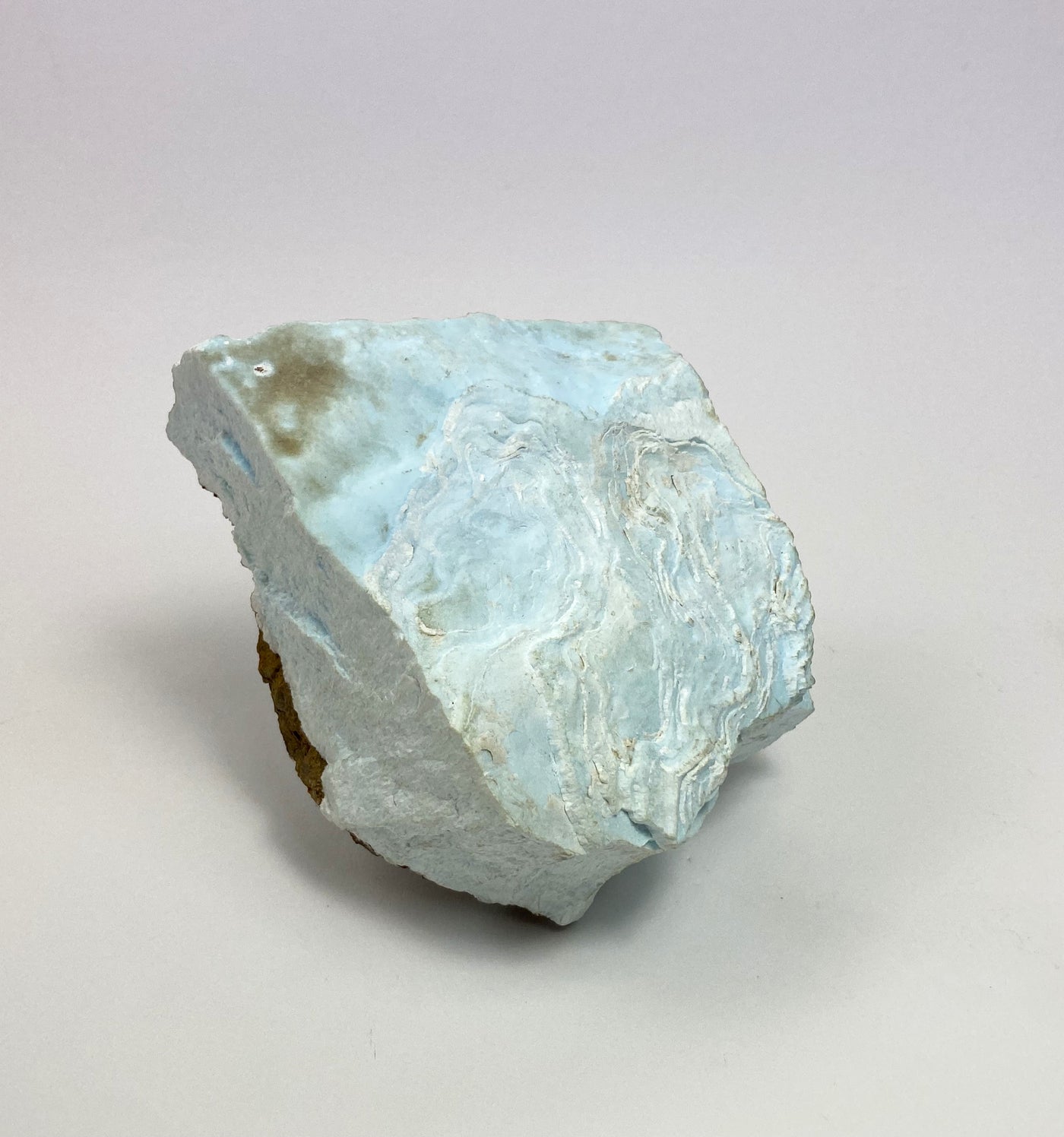 Blue aragonite, Erzberg, Eisenerz, Styria, Austria