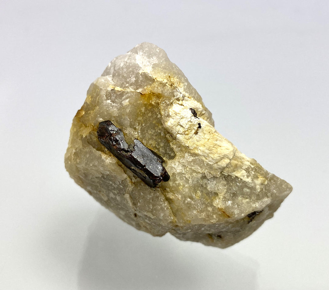 Rutile in quartz, Herzogberg, Modriach, Koralpe, Styria