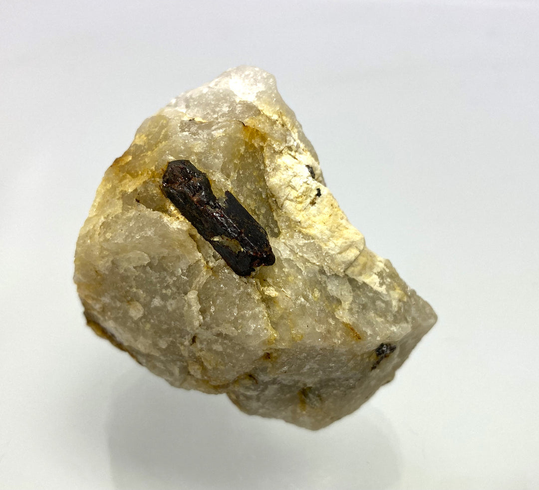 Rutile in quartz, Herzogberg, Modriach, Koralpe, Styria