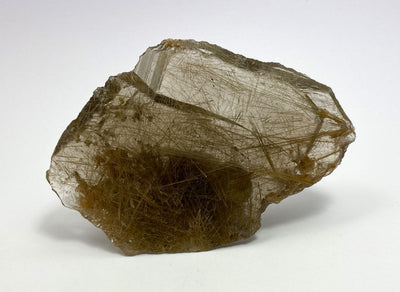 Smoky quartz rutile cut, Goias, Midwest, Brazil
