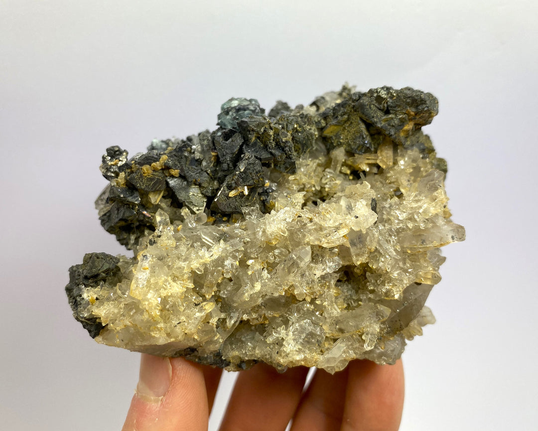 Fluorite, Tetrahedrite, Rock Crystal, YaogangXian Mine, Hunan. China