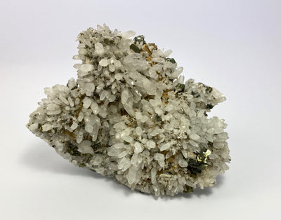 Calcopyrit, Bergkristall, Cavnic, Rumänien