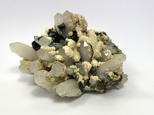 Bergkristall, Dolomit, Sphalerit, Herja, Maramures, Rumänien