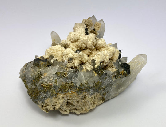 Bergkristall, Dolomit, Sphalerit, Herja, Maramures, Rumänien