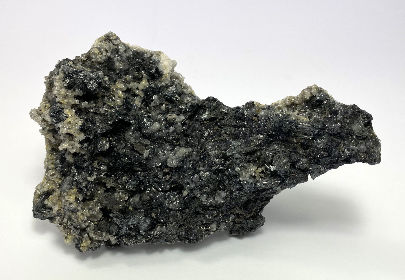 Antimonite, calcite, dolomite, Herja, Maramures, Romania