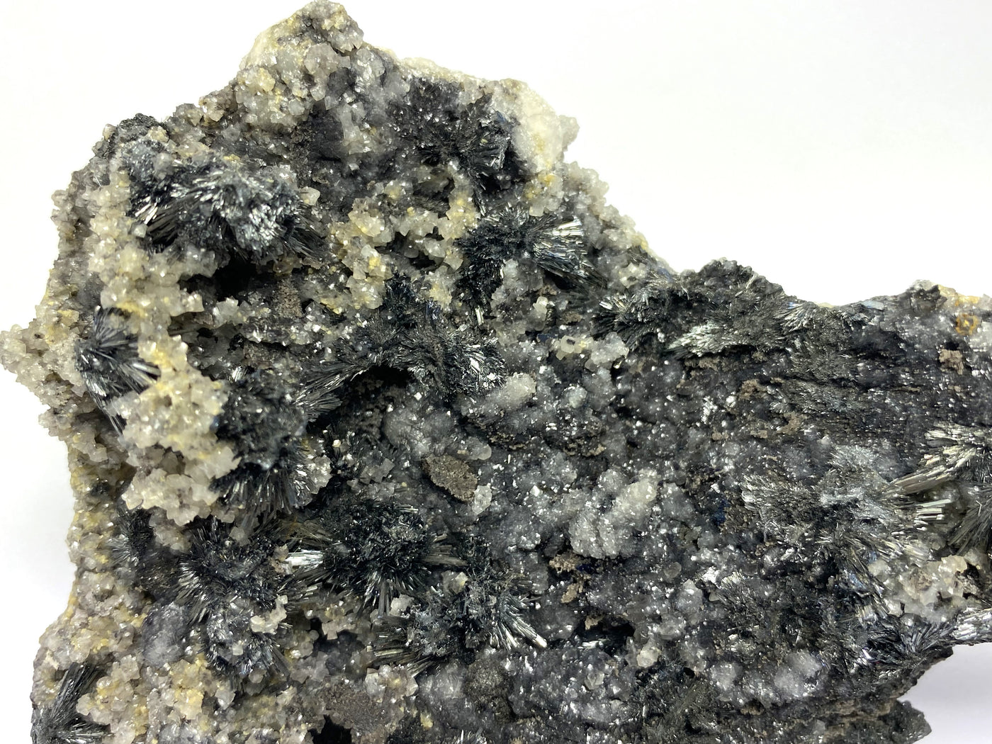Antimonite, calcite, dolomite, Herja, Maramures, Romania