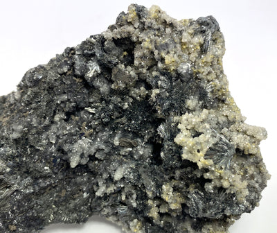 Antimonite, calcite, dolomite, Herja, Maramures, Romania