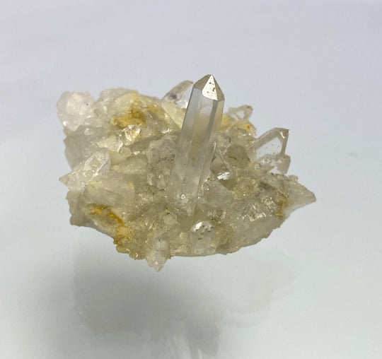 Bergkristall auf Dolomit, Talk, Oberdorf an der Laming, Steiermark, Österreich