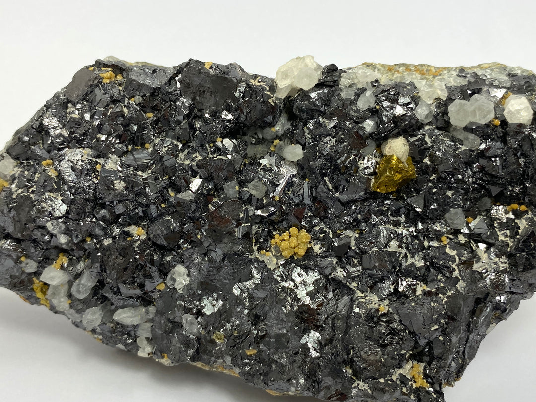 Sphalerite, Calcopyrite, Rock Crystal, Herja, Maramures, Romania