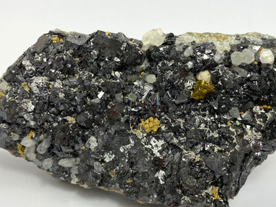 Sphalerite, calcopyrite, rock crystal, Herja, Maramures, Romania