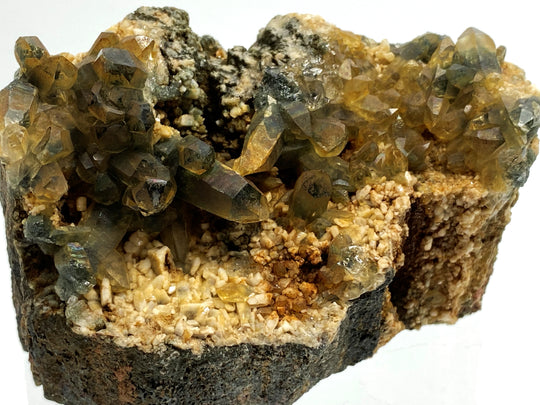 Rock crystal with chlorite, pericline, Kruml, Rauris, Salzburg, Austria