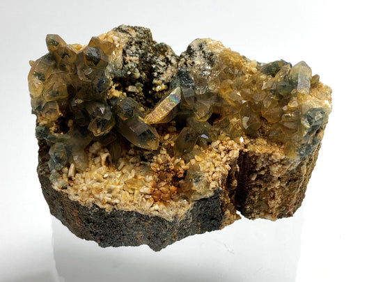 Rock crystal with chlorite, pericline, Kruml, Rauris, Salzburg, Austria