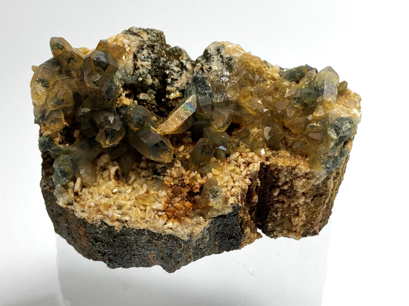 Bergkristall mit Chlorit, Periklin, Kruml, Rauris, Salzburg, Österreich